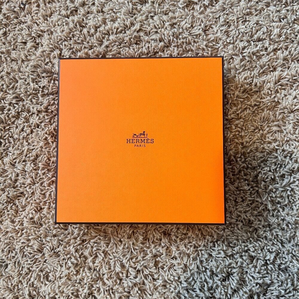 Hermes Authentic Empty Box Excellent Condition 7.75"X7.75"X1.75"